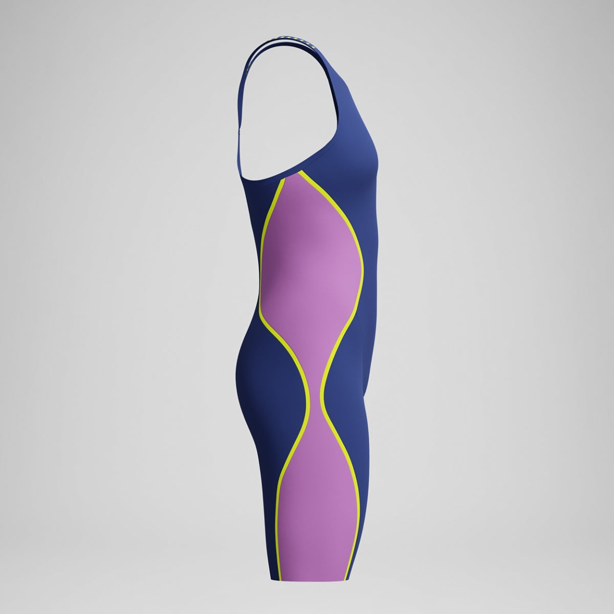 Fastskin LZR Pure Intent 2.0 Closedback Kneeskin - Noble Navy/Jelly/Hyper Yellow USA