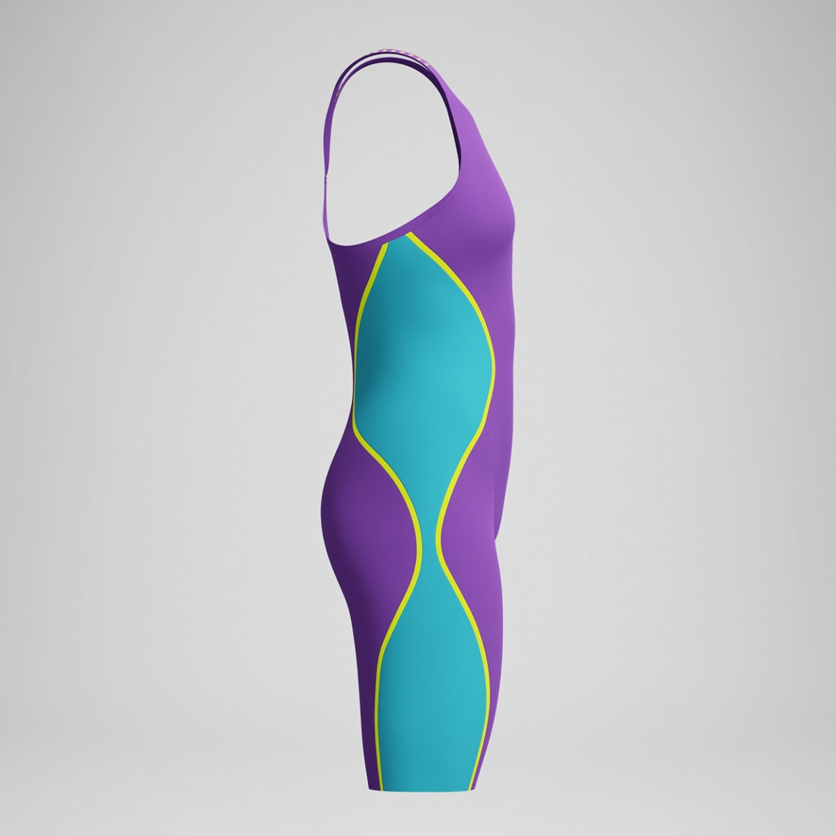 Fastskin LZR Pure Intent 2.0 Closedback Kneeskin - Galaxy Grape/Mayan Blue/Hyper Yellow USA