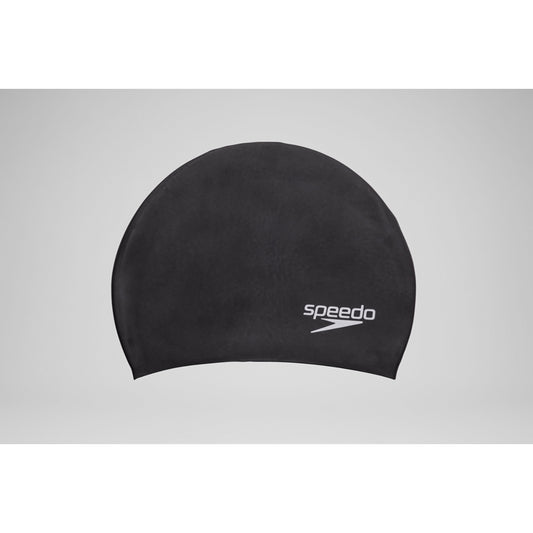 Silicone Long Hair Cap - Speedo Black