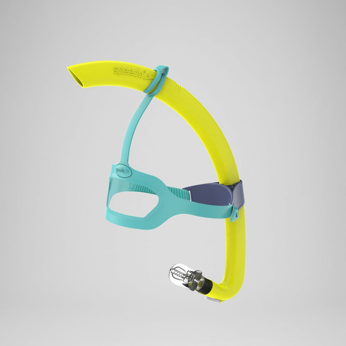 Junior Bullet Head Snorkel - Hyper Yellow / Arctic Glass