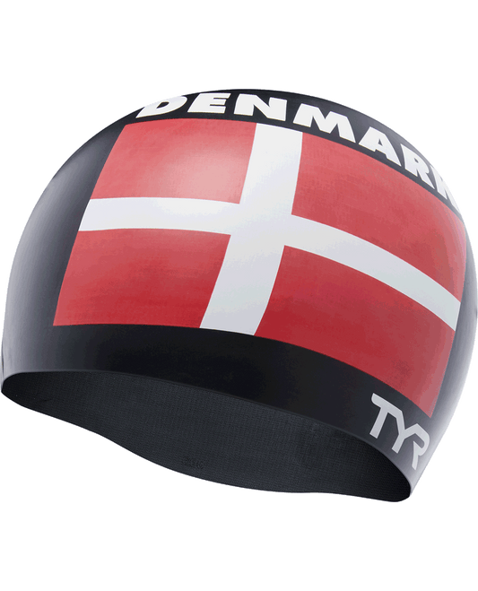 Adult Silicone Swim Cap - Denmark