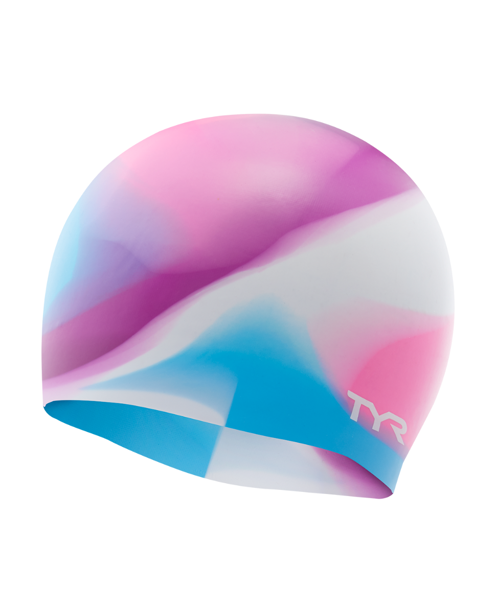 Youth Silicone Swim Cap -Tie Dye