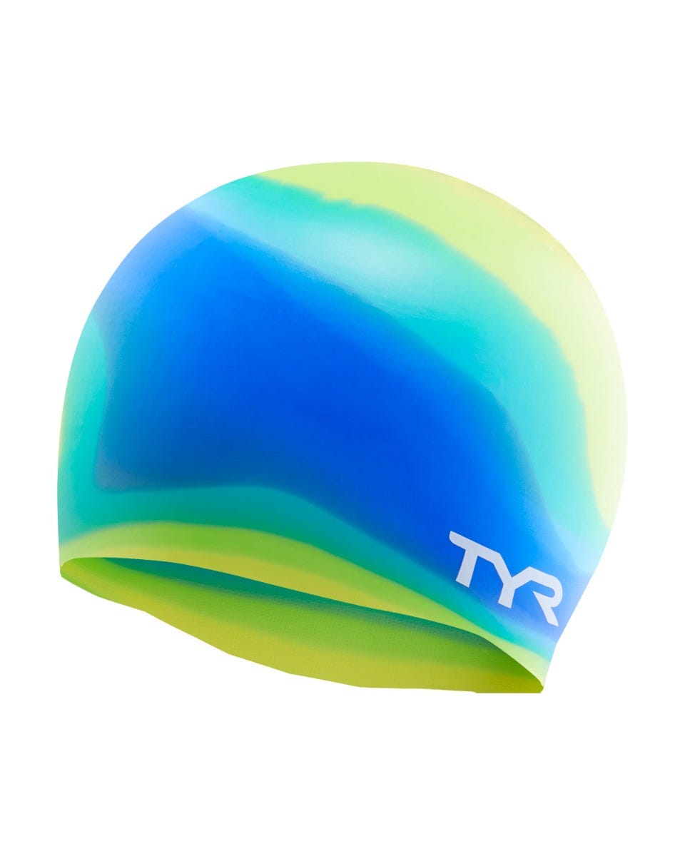 Youth Silicone Swim Cap -Tie Dye