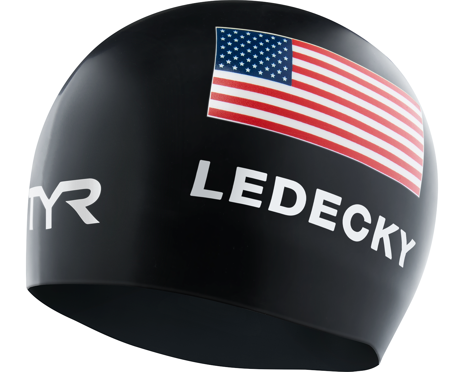 Adult Katie Ledecky Silicone Swim Cap
